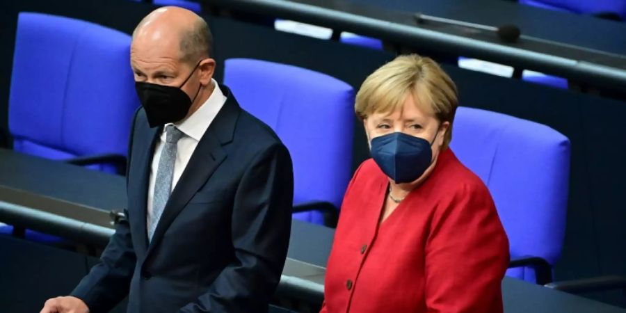 Merkel und Scholz