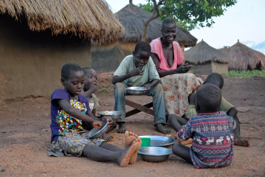 Afrikanische Familie