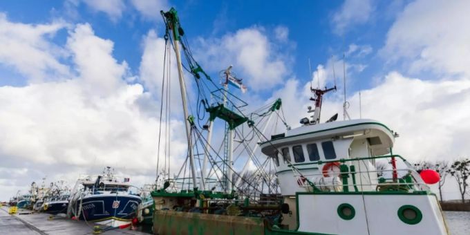 Französische Fischerboote Französische Fischerboote