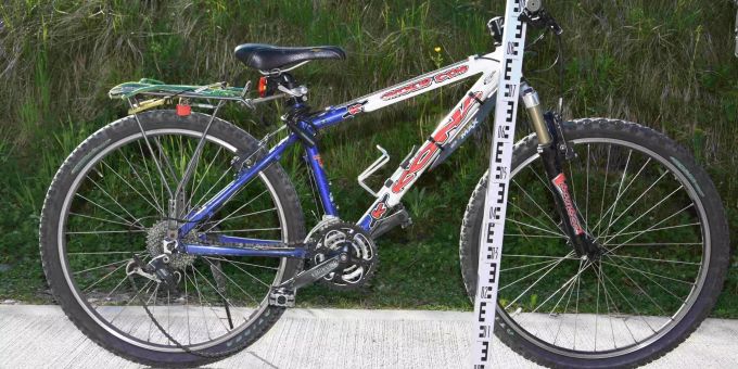 Das Unfall-Velo. Kapo SG