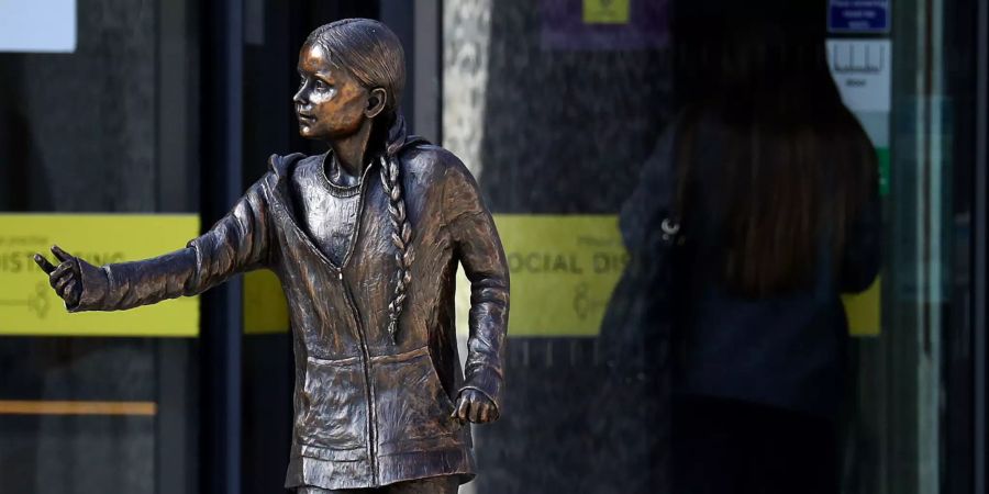Greta Thunberg-Statue in Grossbritannien