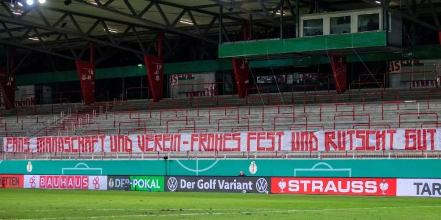 Der 1. FC Union Berlin setzt in der Bundesliga Corona-Schnelltests für Personen ein, die im Rahmen des Sonderspielbetriebes im Stadion sind. Foto: Andreas Gora/dpa