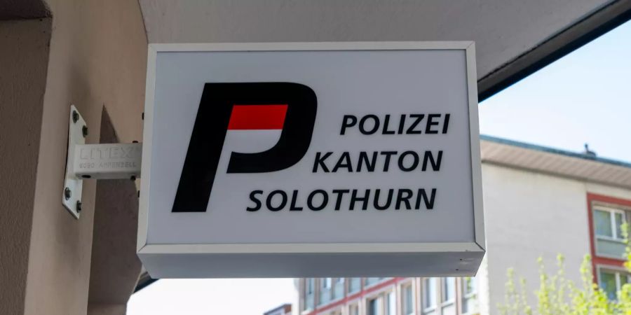 Polizei Kanton Solothurn in Grenchen.