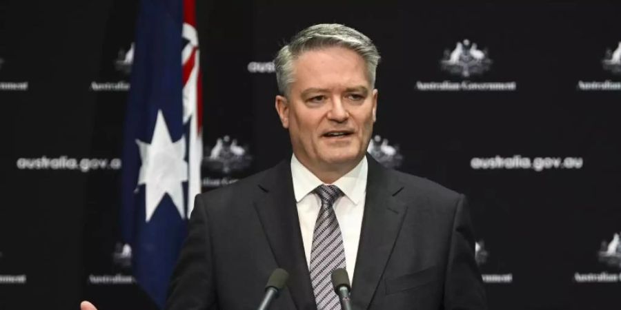 Mathias Cormann, damals Finanzminister von Australien, wird vom 1. Juni an die Industriestaaten-Organisation OECD führen. Foto: Lukas Coch/AAP/dpa