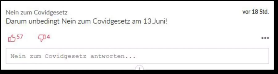 Die Nau.ch-Leser finden, dies ist ein weiterer Grund für ein Nein zum Covidgesetz.