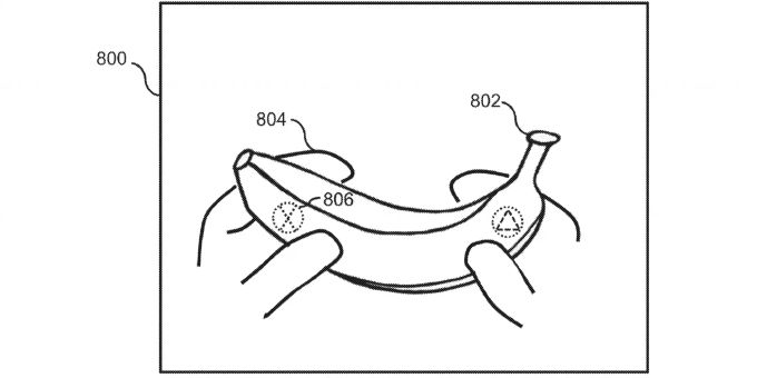 So sieht die Steuerung der Playstation mit einer Banane laut dem Patent aus. Playstation 5 Controller Banane