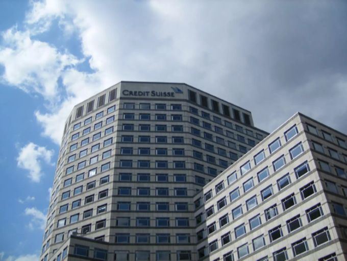 Das Gebäude der Credit Suisse in London. Credit Suisse