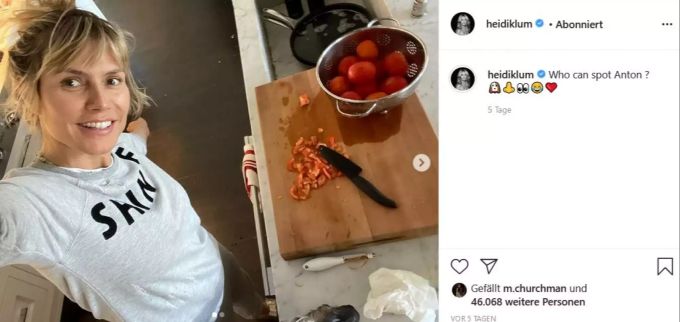Topmodel Heidi Klum zeigt sich gerne auch ungeschminkt. heidi klum