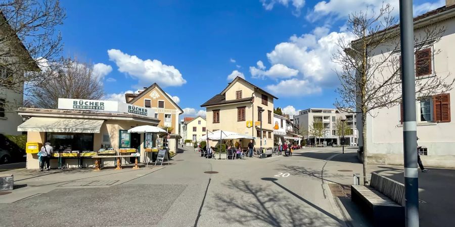 Stadtzentrum Affoltern am Albis.