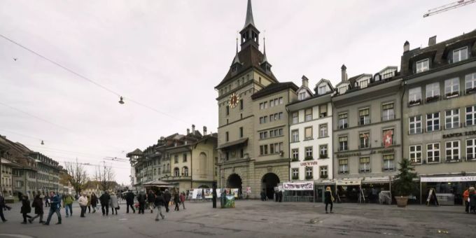 Der Berner Bärenplatz. bern