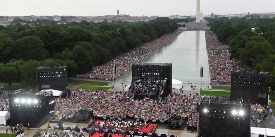 Trump hält Rede in Washington