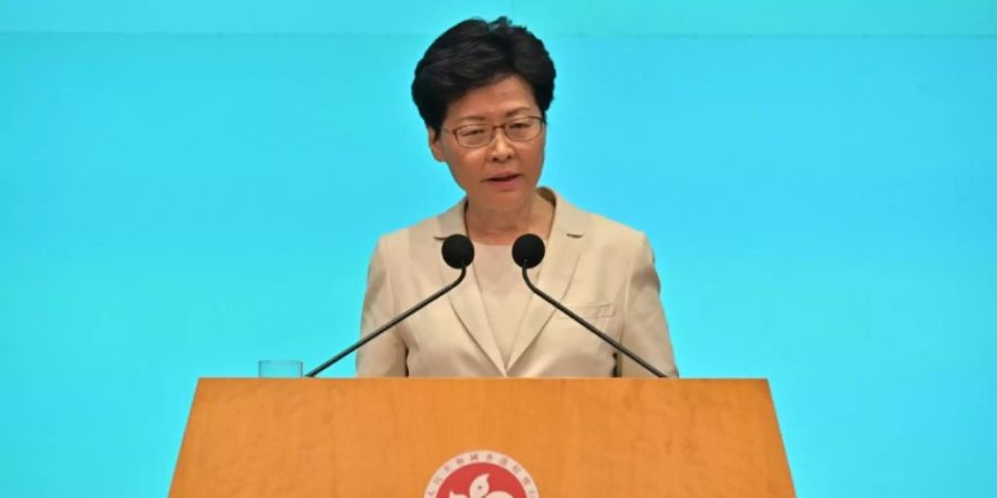 Hongkongs Regierungschefin Lam entschuldigte sich