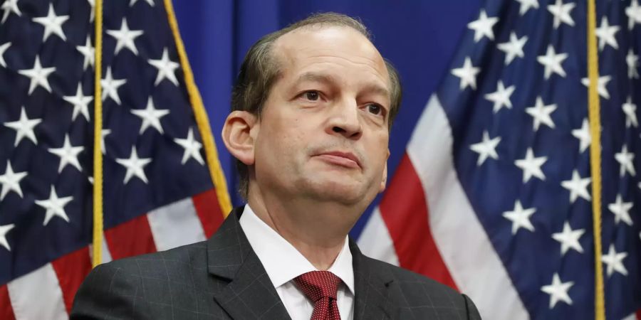 arbeitsminister alex acosta