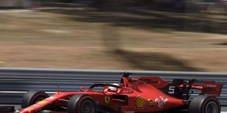 Sebastian Vettel startet beim Formel-1-Rennen in Frankreich vom siebten Platz. Foto: Pierre Stevenin/ZUMA Wire