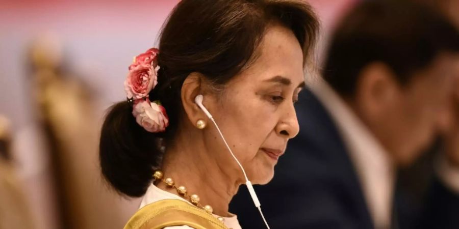 Myanmars De-facto-Regierungschefin Aung San Suu Kyi