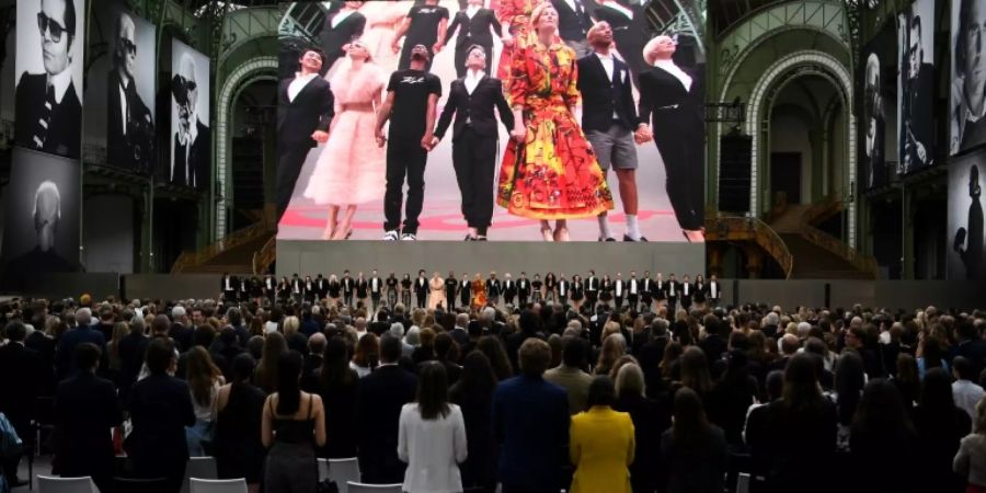 Lagerfeld-Gala im Grand Palais