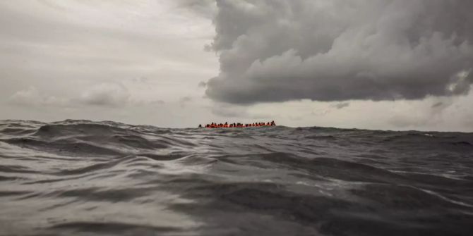 Flüchtlingsboot Mittelmeer