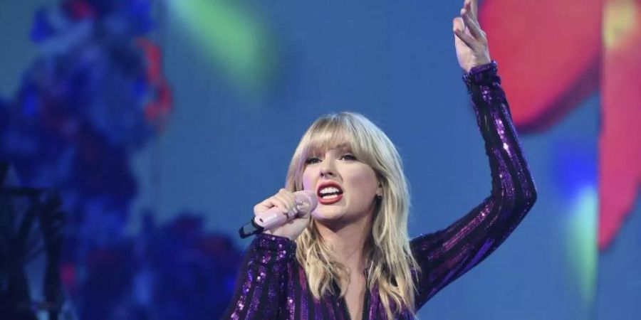 Taylor Swift bei einem Konzert in New York. Foto: Evan Agostini