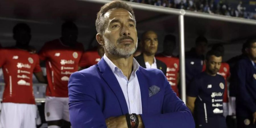 Langweilte sich als Trainer von Costa Rica und trat zurück: Gustavo Matosas. Foto: Moises Castillo /AP