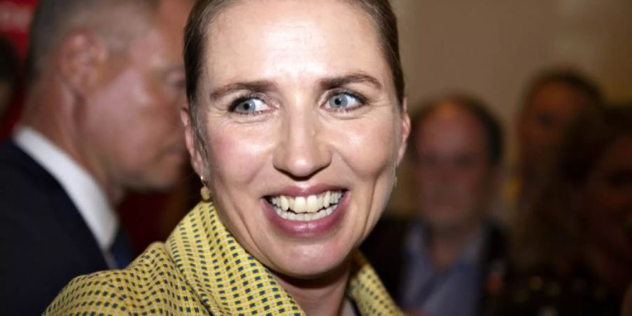 Mette Frederiksen nach ihrem Wahlsieg Anfang Juni