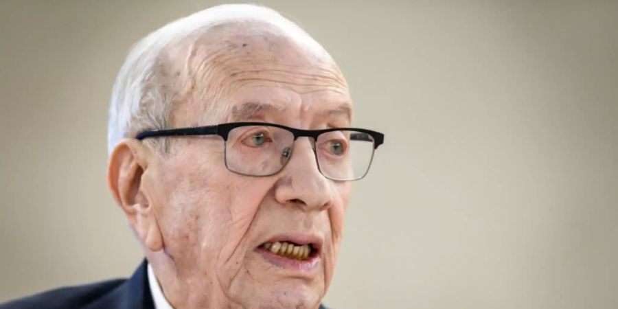 Archivfoto von Tunesiens Präsident Béji Caïd Essebsi