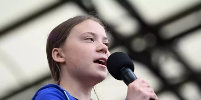 Die schwedische Klimaaktivistin Greta Thunberg Die schwedische Klimaaktivistin Greta Thunberg