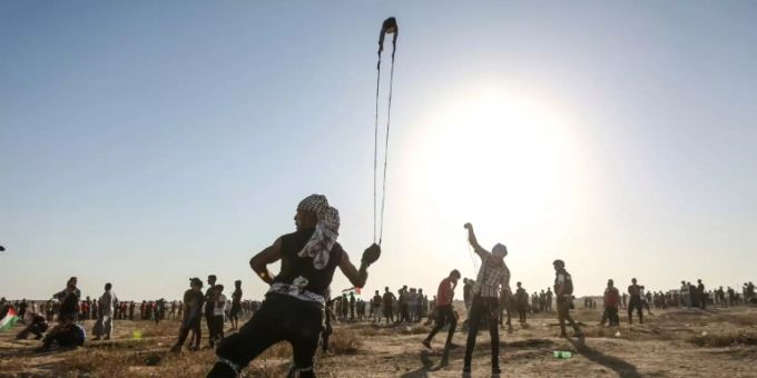 Proteste an der Grenze zu Israel am Freitag Proteste an der Grenze zu Israel am Freitag