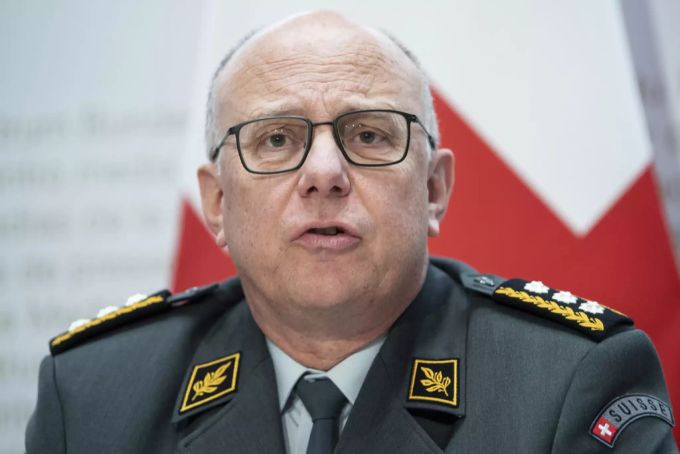 Der scheidende Armeechef Philippe Rebord. Philippe Rebord