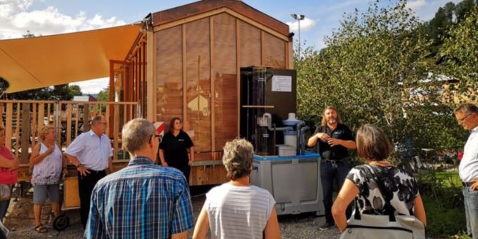 Vorstellung der neuen Grauwasseraufbereitungsanlage in Ebnat-Kappel