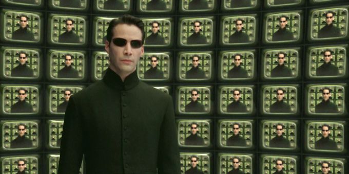 Die «Matrix»-Trilogie mit Keanu Reeves in der Hauptrolle. Matrix
