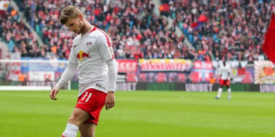 Bewundert Bayern-Torjäger Robert Lewandowski: RB-Angreifer Timo Werner. Foto: Jan Woitas
