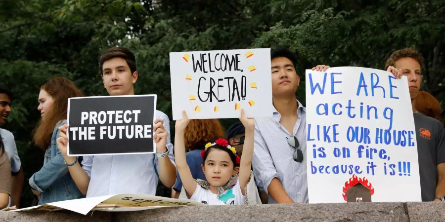 Greta Thunberg - Ankunft in den USA