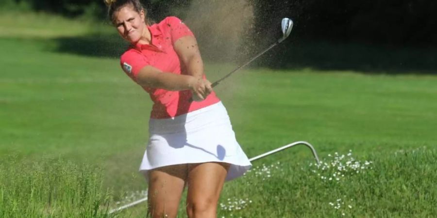 Leonie Harm startet als eine von 72 Spielerinnen bei der Augusta National Women’s Amateur Championship. Foto: Stefan Blümer/DGV/stebl /dpa