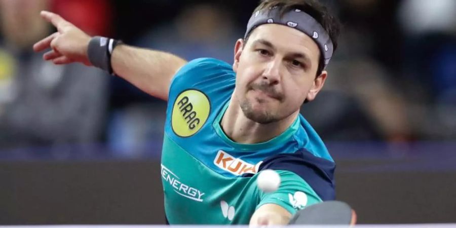 Wird seine letzte deutsche Meisterschaft spielen: Timo Boll. Foto: Lee Jin-Man/AP