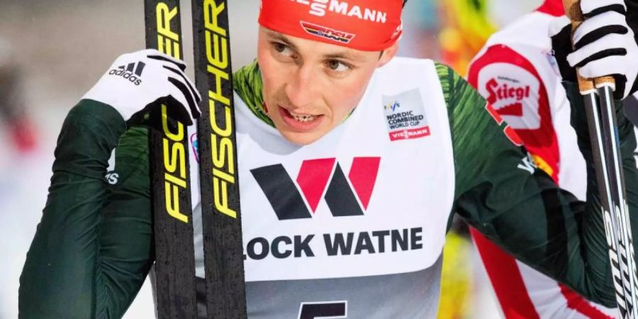 Deutsche Medaillenkandidat in Seefeld: Eric Frenzel. Foto: Jon Olav Nesvold/Bildbyran via ZUMA Press