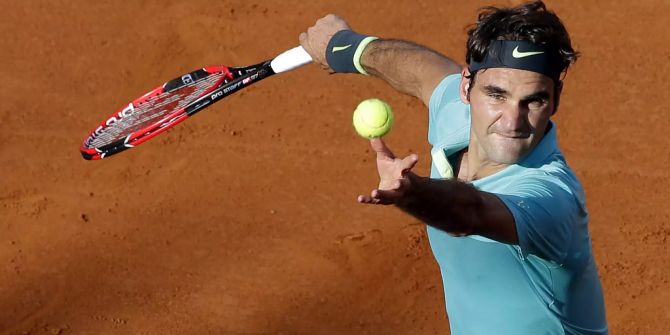 Roger Federer Genf Stricker