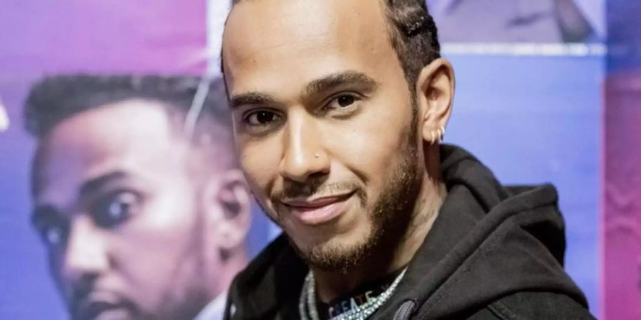 Lewis Hamilton stellt seine neue Kollektion in Berlin vor. Foto: Christoph Soeder