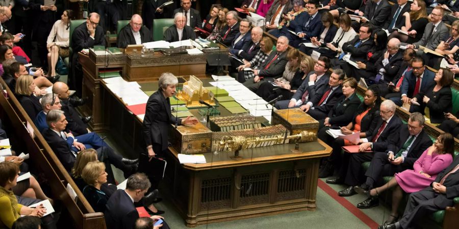 Theresa May britisches Unterhaus Brexit