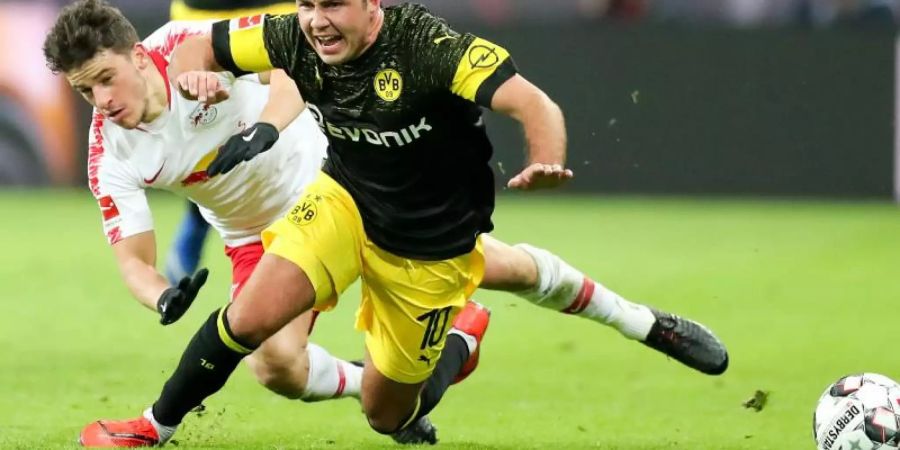 Führt den BVB beim Hinspiel gegen Tottenham als Kapitän auf das Feld: Mario Götze. Foto: Jan Woitas