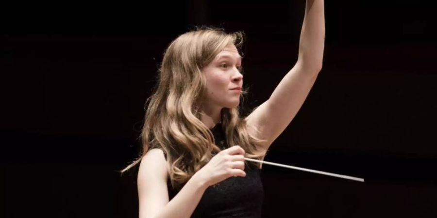 Dirigentin Mirga Grazinyte-Tyla: Das Konzerthaus Dortmund holt den Shooting-Star als Exklusivkünstlerin zur nächsten Saison ans Dirigentenpult. Foto: Benjamin Ealovega/Konzerthaus Dortmund