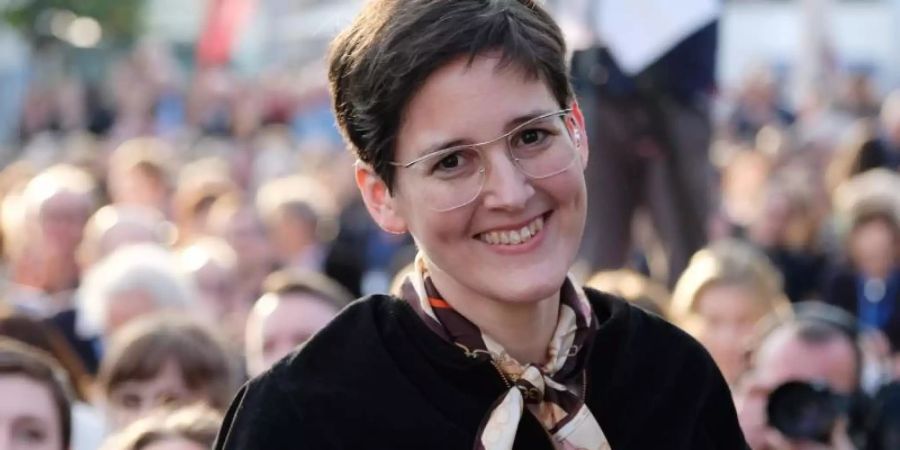 Für ihren Roman «Schäfchen im Trockenen» hat Anke Stelling den Belletristik-Preis der Leipziger Buchmesse gewonnen. Foto: Sebastian Willnow