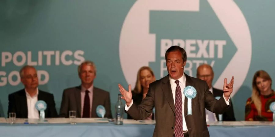 Parteigründer Nigel Farage im Europawahlkampf