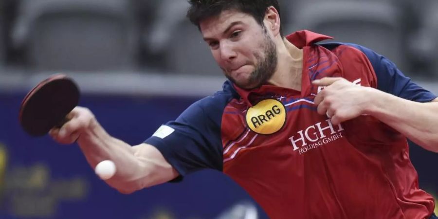 Der deutsche Tischtennis-Star Dimitrij Ovtcharov peilt eine Medaille an. Foto: Nikku/XinHua