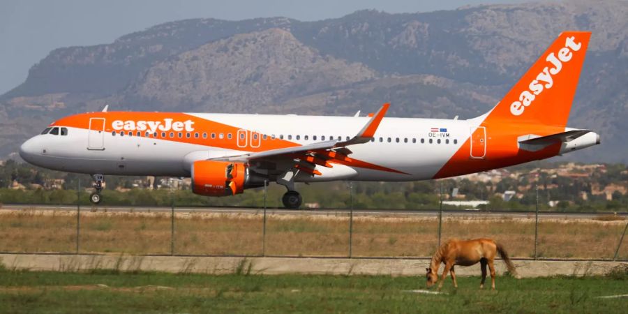 Easyjet am Flughafen Mallorca