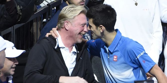 Boris Becker Novak Djokovic