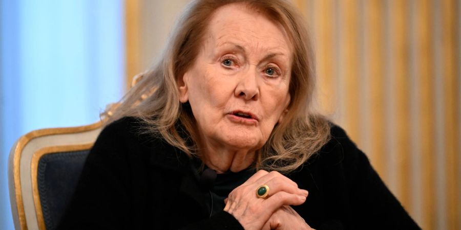 Die französische Schriftstellerin Annie Ernaux hat 2022 den Literaturnobelpreis gewonnen.