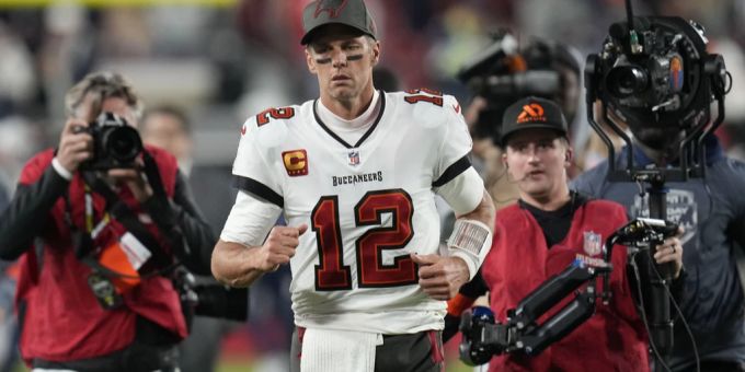 Tom Brady im Trikot der Tampa Bay Buccaneers. Tom Brady