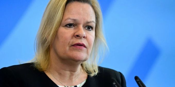 Bundesinnenministerin Faeser Bundesinnenministerin Faeser