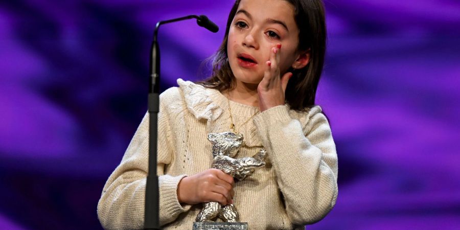 Der Schauspielpreis geht an die Achtjährige Sofía Otero.