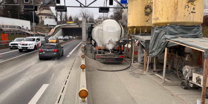 St.Gallen: Tödlicher Arbeitsunfall auf der A1. Arbeitsunfall